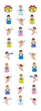Load image into Gallery viewer, XP127 CHRISTMAS PRISM STICKERS Angels