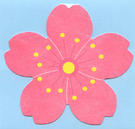 SN278 DIE CUT GREETING CARD SAKURA