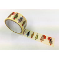 AT518 WASHI TAPE WITH GOLD FOIL MAIKO