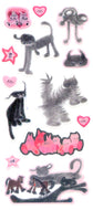 99-001 UOU CUTE STICKER CATS