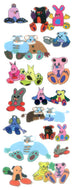 99-004 UOU CUTE STICKER LOVING CREATURES 1