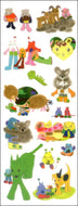99-006 UOU CUTE STICKER LOVING CREATURES 3