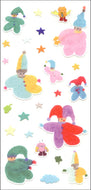 99-010　UOU CUTE STICKER　MAGICAL　CLOWNS