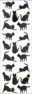 AC345 PAPER STICKERS BLACK CATS