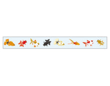 Load image into Gallery viewer, AT589 WASHI TAPE WITH GOLD FOIL GOLD FISH
