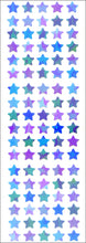 Load image into Gallery viewer, AU207 AURORA STAR STICKERS STAR 8mm BLUEGREEN
