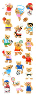 CR371 SPARKLIES TEDDY BEAR SPORTS
