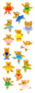 CR372 SPARKLIES BEAR BALLERINA