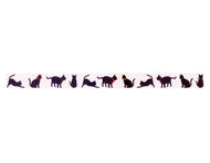 CT245 WASHI TAPE BLACK CATS
