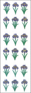 JC171 WASHI STICKERS IRISES