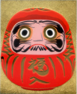 JJ330　JAPANESE　STICKER　DARUMA