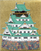 JJ331　JAPANESE　STICKER　OSAKA　CASTLE　
