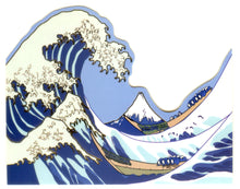 Load image into Gallery viewer, JJ332　JAPANESE　STICKER　WAVE　＆　Mt.FUJI　
