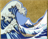 JJ332　JAPANESE　STICKER　WAVE & Mt.FUJI　