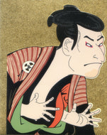 JJ364　JAPANESE　STICKER　SHARAKU　KABUKI　ACTOR