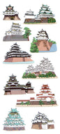 JQ331 WASHI STICKERS JAPANESE CASTLES