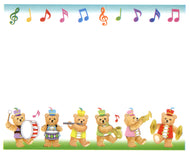 MG362 STIK-IT MEMO BAND OF TEDDY BEARS
