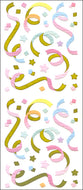 PS204  PAPER STICKERS  WITH GOLD FOIL SUN SAM'S  CONFETTI ＆SWIRLS