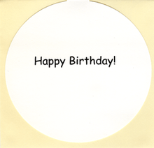 Load image into Gallery viewer, VN835 DIE CUT GREETING CARD SMILE FACE (VIVELLE/Happy Birthday!)
