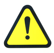 ZB097 LARGE STICKERS WARNING SYMBOL