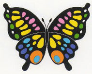 ZB187 LARGE STICKERS BUTTERFLY