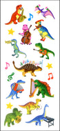 ZQ382 SPARKLIES DINOSAURS MUSICIAN