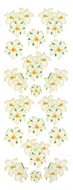CR204 SPARKLIES WHITE LILIES