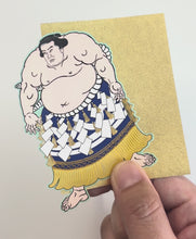Load and play video in Gallery viewer, JJ350　JAPANESE　STICKER　UKIYOE　SUMO
