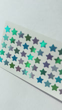 Load and play video in Gallery viewer, AU207 AURORA STAR STICKERS STAR 8mm BLUEGREEN
