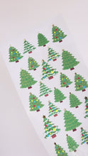 Load and play video in Gallery viewer, JQ270 WASHI STICKERS CHRISTMAS TREES WITH ILLUMINATION
