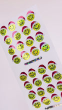 Load and play video in Gallery viewer, XJ046 CHRISTMAS PRISM STICKERS Smile face
