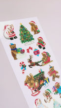 Load and play video in Gallery viewer, HR456 CHRISTMAS SPARKLIES BEAR SANTA CLAUS
