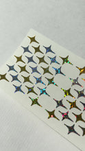 Load and play video in Gallery viewer, PH411 STAR STICKERS SOUTHERN CROSS GOLD/SILVER
