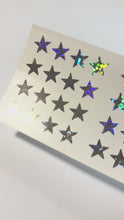 Load and play video in Gallery viewer, PMS305 STAR STICKERS SILVER
