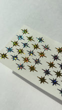 Load and play video in Gallery viewer, PH611 STAR STICKERS GOLD/SILVER
