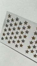 Load and play video in Gallery viewer, GH611 GLITTER STICKERS 7mm GOLD &amp; SILVER STARS
