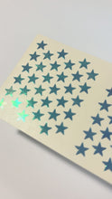 Load and play video in Gallery viewer, BA007 AURORA STAR STICKERS BLUE STARS
