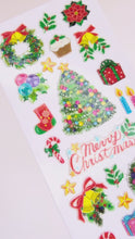 Load and play video in Gallery viewer, HR467 SPARKLIES MERRY CHRISTMAS
