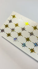 Load and play video in Gallery viewer, PH811 STAR STICKERS GOLD/SILVER

