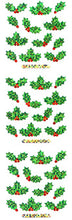 Load image into Gallery viewer, XJ051 CHRISTMAS PRISM STICKERS Holly
