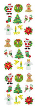 Load image into Gallery viewer, XJ061 CHRISTMAS PRISM STICKERS Christmas time
