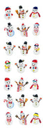 XP355 CHRISTMAS PRISM STICKERS Snowman3