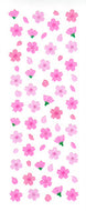 JS278 PAPER GLITTER STICKERS SAKURA