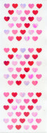 AU121 AURORA HEART STICKERS  3 COLORS WIDTH 7mm