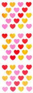 AU421 AURORA HEART STICKERS  3 COLORS WIDTH 10mm