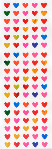 AU121 AURORA HEART STICKERS 3 COLORS WIDTH 7mm – Stickerfun Japan