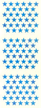 Load image into Gallery viewer, BA007 AURORA STAR STICKERS BLUE STARS
