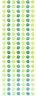 EA092 AURORA STICKERS CLOVERS