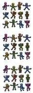 EA239 AURORA STICKERS SKELETON