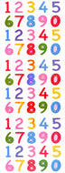 EA420 AURORA STICKERS NUMBERS